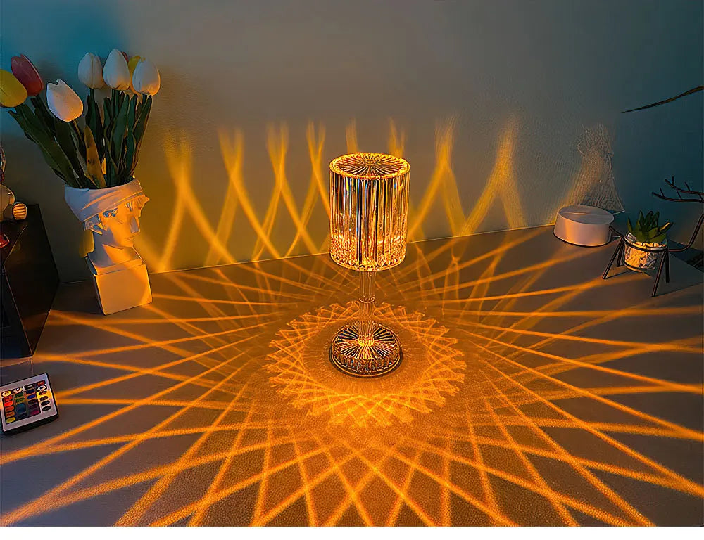 Luxury Crystal Wine Glass Lamp