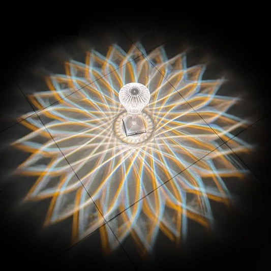 Diamond Crystal Acrylic Desk Lamp
