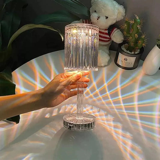 Luxury Crystal Wine Glass Lamp